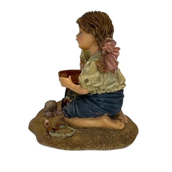 Boyds Bears Dollstone Collection Lucinda and Dawn By the Sea Yesterdays Child - Picture 5 of 13